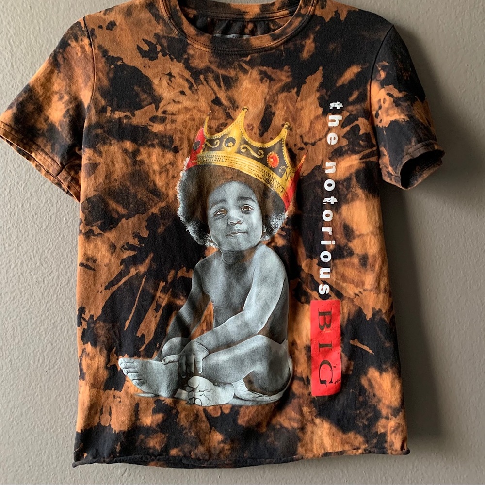 Fashion Nova Notorious BIG tee - bleach dyed